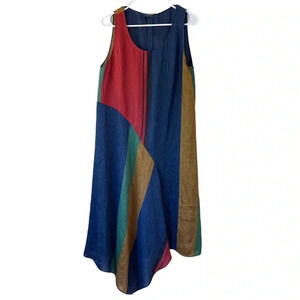 Marisfrolg Colorblock Sleeveless Lagenlook Dress Size 42 (US 12)